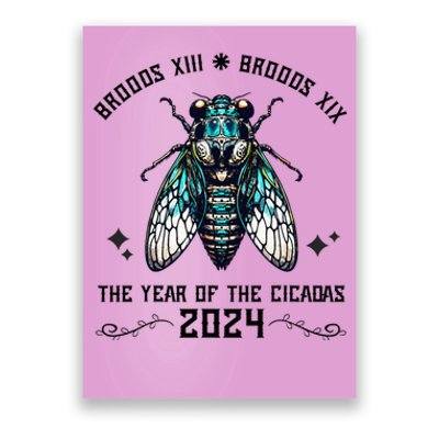 Cicada Lover Brood Xix Brood Xiii Year Of The Cicada 2024 Poster