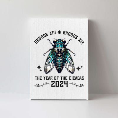 Cicada Lover Brood Xix Brood Xiii Year Of The Cicada 2024 Canvas