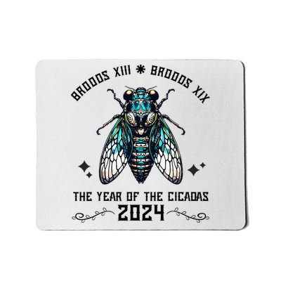 Cicada Lover Brood Xix Brood Xiii Year Of The Cicada 2024 Mousepad