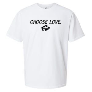 Choose Love Buffalo Stop Hate End Racism Choose Love Sueded Cloud Jersey T-Shirt