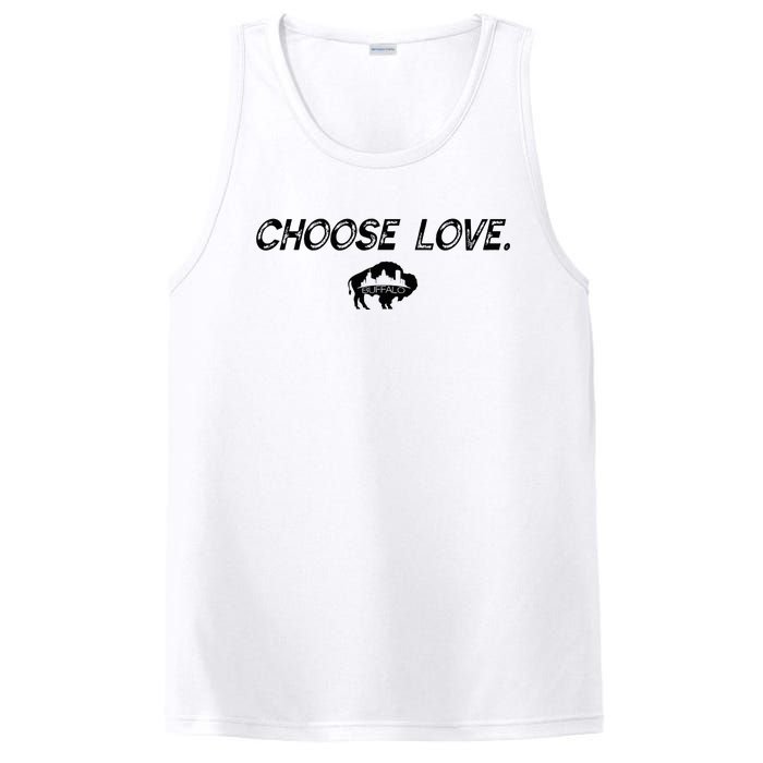 Choose Love Buffalo Stop Hate End Racism Choose Love PosiCharge Competitor Tank