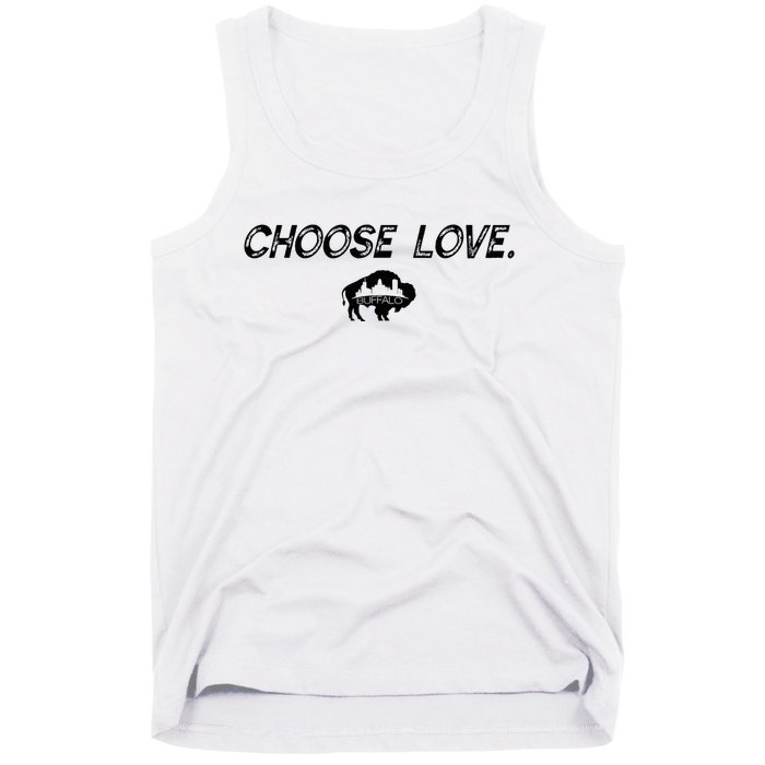 Choose Love Buffalo Stop Hate End Racism Choose Love Tank Top