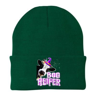 Cow Lover Boo Heifer Funny Halloween Farmer Gift Knit Cap Winter Beanie