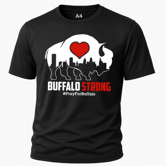 Choose Love Buffalo Strong Pray For Buffalo Cooling Performance Crew T-Shirt