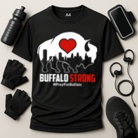 Choose Love Buffalo Strong Pray For Buffalo Cooling Performance Crew T-Shirt