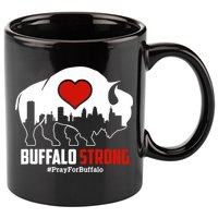 Choose Love Buffalo Strong Pray For Buffalo 11oz C Handle Ceramic Mug