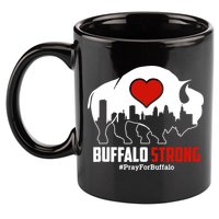 Choose Love Buffalo Strong Pray For Buffalo 11oz C Handle Ceramic Mug
