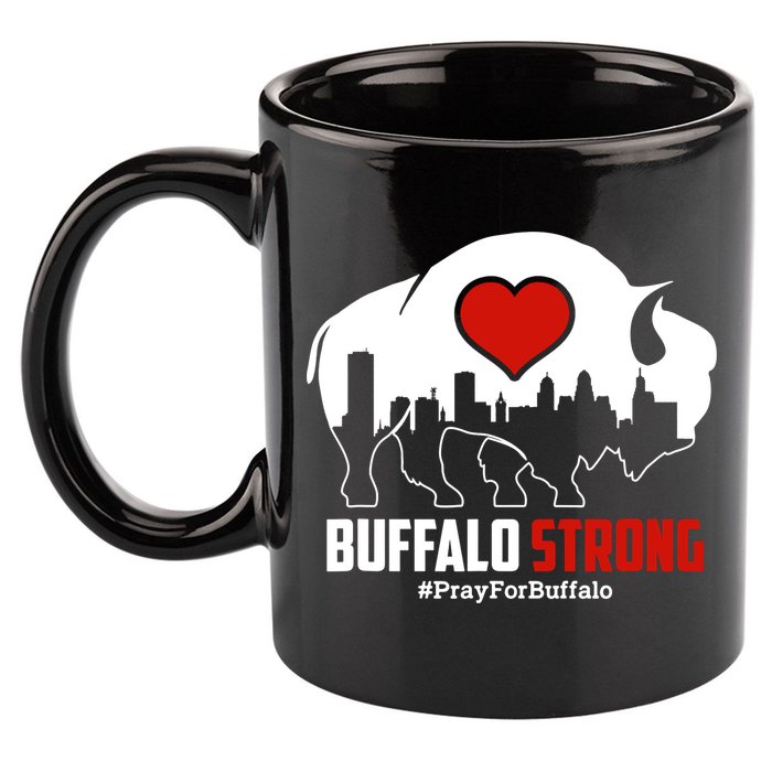 Choose Love Buffalo Strong Pray For Buffalo 11oz C Handle Ceramic Mug