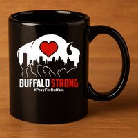 Choose Love Buffalo Strong Pray For Buffalo 11oz C Handle Ceramic Mug
