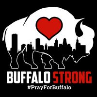 Choose Love Buffalo Strong Pray For Buffalo Drawstring Bag