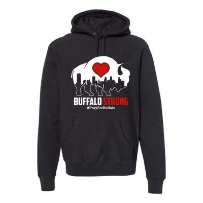 Choose Love Buffalo Strong Pray For Buffalo Premium Hoodie