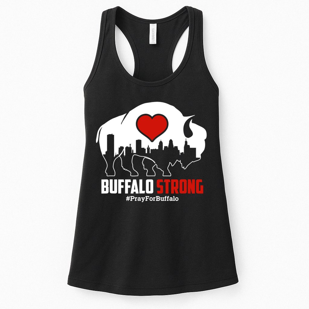 Choose Love Buffalo Strong Pray For Buffalo Womens Tank Top