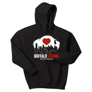 Choose Love Buffalo Strong Pray For Buffalo Kids Hoodie