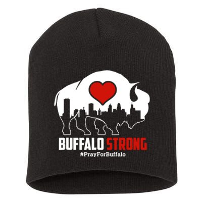 Choose Love Buffalo Strong Pray For Buffalo Short Acrylic Beanie