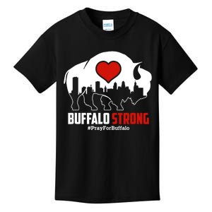 Choose Love Buffalo Strong Pray For Buffalo Kids T-Shirt