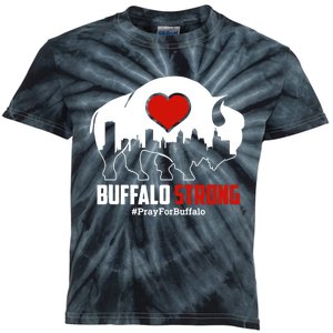 Choose Love Buffalo Strong Pray For Buffalo Kids Tie-Dye T-Shirt