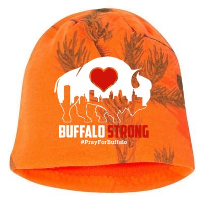 Choose Love Buffalo Strong Pray For Buffalo Kati - Camo Knit Beanie