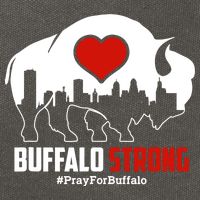 Choose Love Buffalo Strong Pray For Buffalo Cotton Canvas Backpack
