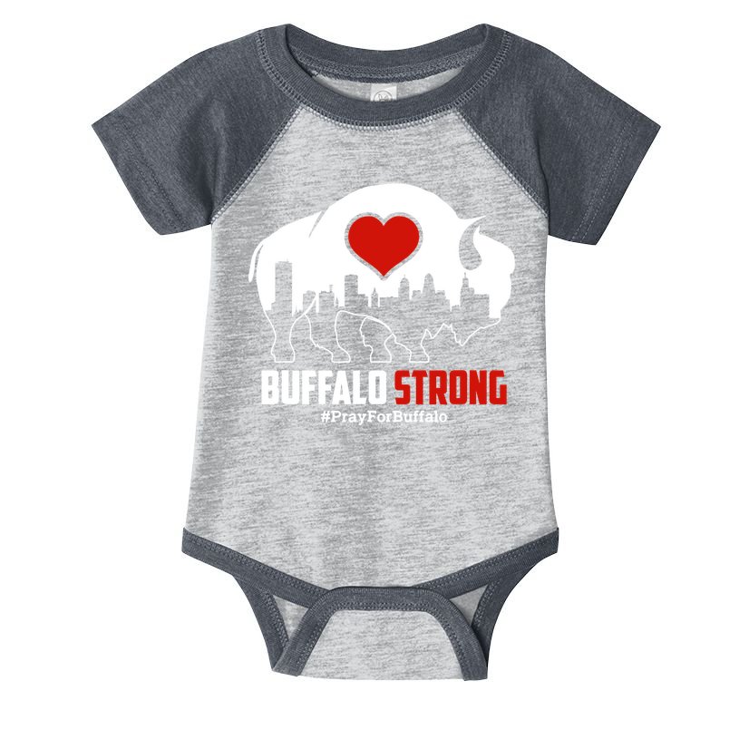 Choose Love Buffalo Strong Pray For Buffalo Infant Baby Jersey Bodysuit