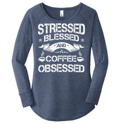 Coffee Lover Brewed Beverage Black Americano Latte Arabica Great Gift Women's Perfect Tri Tunic Long Sleeve Shirt