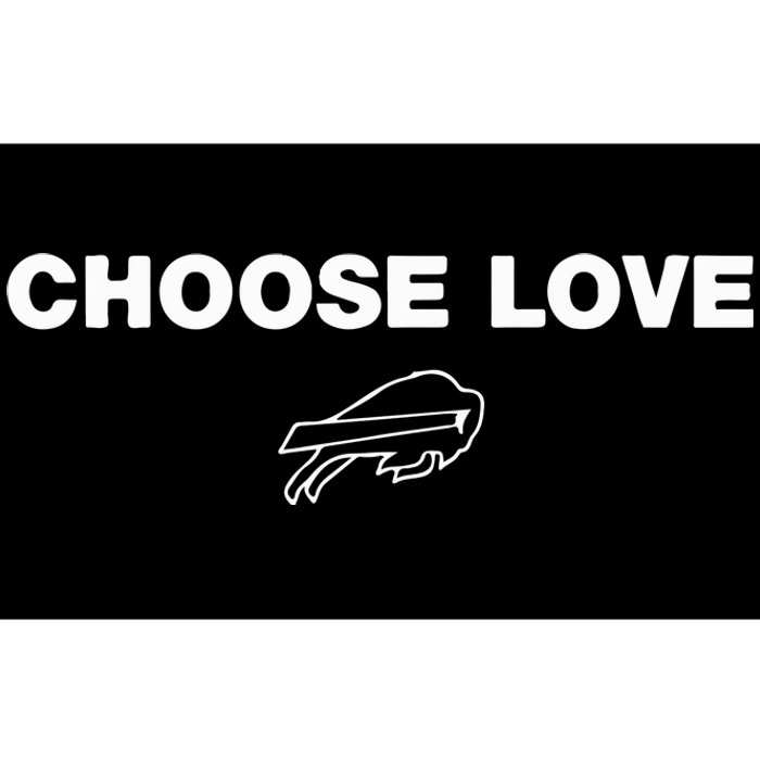 Choose Love Buffalo Bumper Sticker