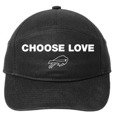 Choose Love Buffalo 7-Panel Snapback Hat