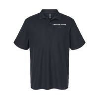 Choose Love Buffalo Softstyle Adult Sport Polo