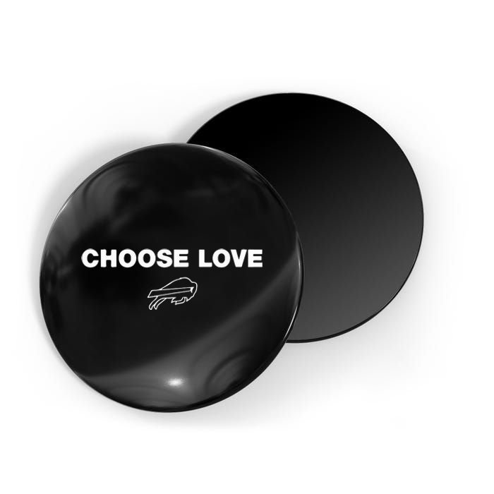 Choose Love Buffalo Magnet