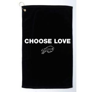 Choose Love Buffalo Platinum Collection Golf Towel