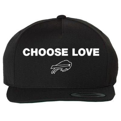 Choose Love Buffalo Wool Snapback Cap