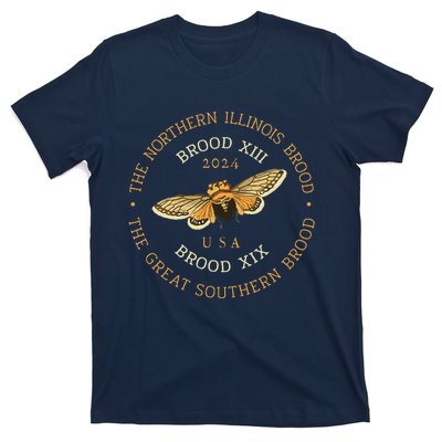 Cicada Lover Brood Xix & Xiii Emergence Summer 2024 T-Shirt