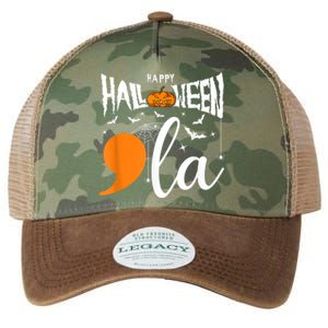 Comma La Boo Ghost Kamala Harris Halloween 2024 Legacy Tie Dye Trucker Hat