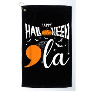 Comma La Boo Ghost Kamala Harris Halloween 2024 Platinum Collection Golf Towel