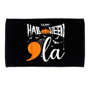 Comma La Boo Ghost Kamala Harris Halloween 2024 Microfiber Hand Towel