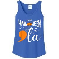 Comma La Boo Ghost Kamala Harris Halloween 2024 Ladies Essential Tank