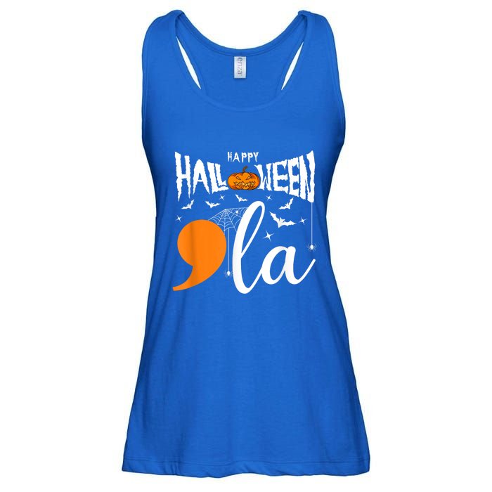 Comma La Boo Ghost Kamala Harris Halloween 2024 Ladies Essential Flowy Tank