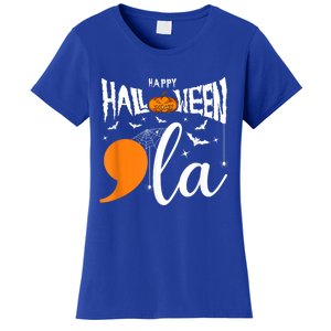 Comma La Boo Ghost Kamala Harris Halloween 2024 Women's T-Shirt