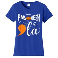 Comma La Boo Ghost Kamala Harris Halloween 2024 Women's T-Shirt