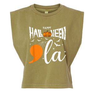 Comma La Boo Ghost Kamala Harris Halloween 2024 Garment-Dyed Women's Muscle Tee