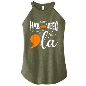 Comma La Boo Ghost Kamala Harris Halloween 2024 Women's Perfect Tri Rocker Tank