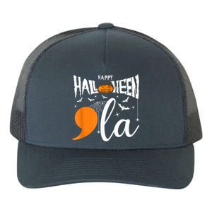 Comma La Boo Ghost Kamala Harris Halloween 2024 Yupoong Adult 5-Panel Trucker Hat