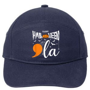 Comma La Boo Ghost Kamala Harris Halloween 2024 7-Panel Snapback Hat