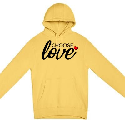 Choose Love Be Kind Premium Pullover Hoodie