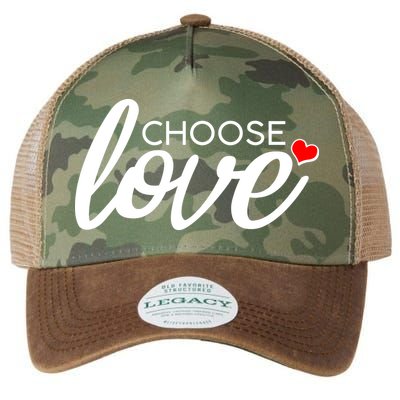 Choose Love Be Kind Legacy Tie Dye Trucker Hat
