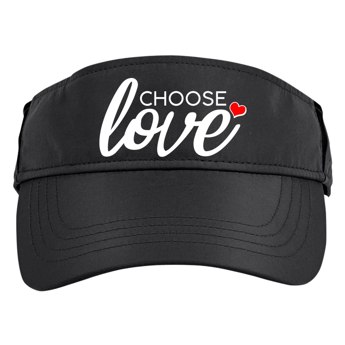 Choose Love Be Kind Adult Drive Performance Visor