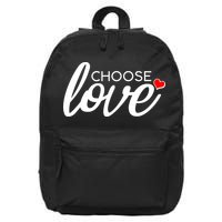 Choose Love Be Kind 16 in Basic Backpack