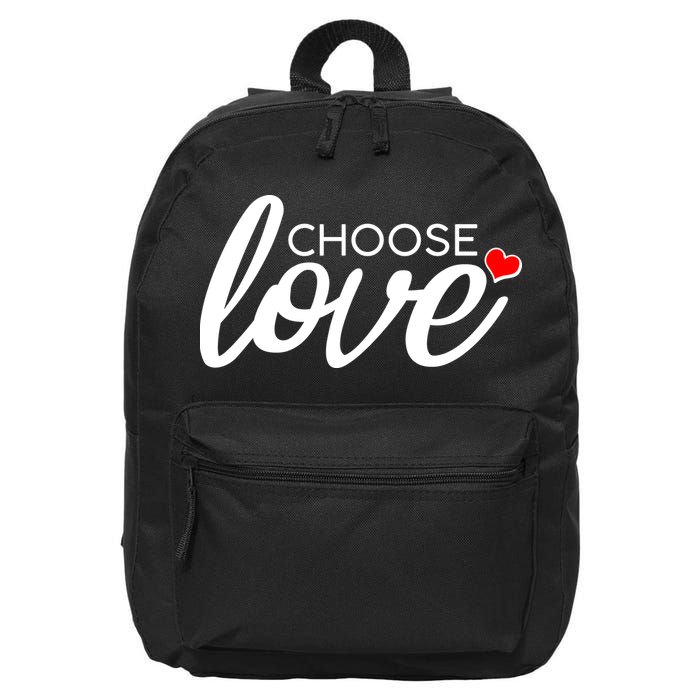 Choose Love Be Kind 16 in Basic Backpack