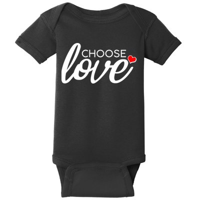 Choose Love Be Kind Baby Bodysuit