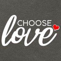 Choose Love Be Kind Cotton Canvas Backpack
