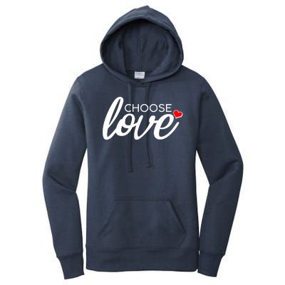 Choose Love Be Kind Women's Pullover Hoodie